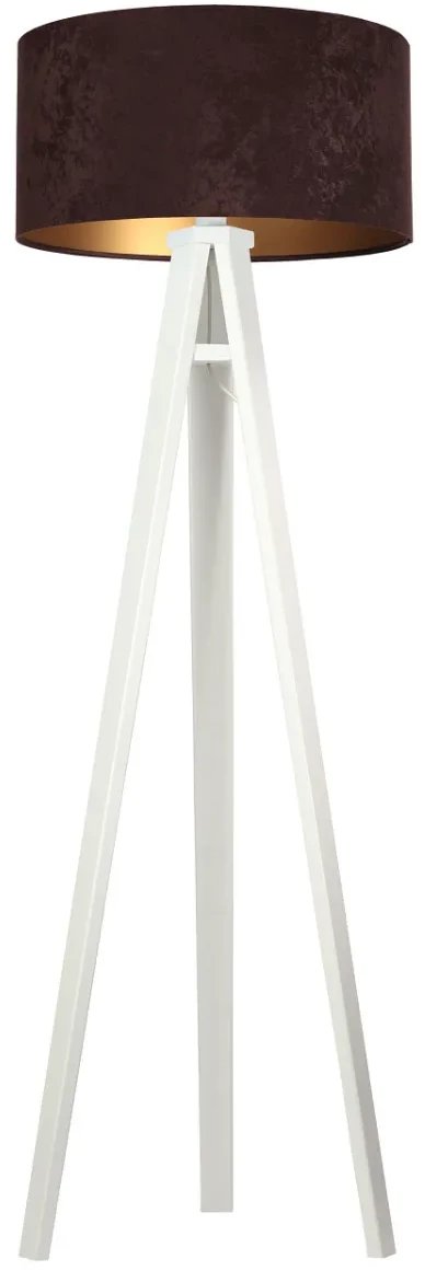 Lampa stojąca HOME 50 brązowa/złota/biała BPS KONCEPT