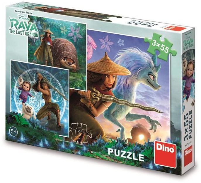 Puzzle 3x55 Raya i ostatni smok