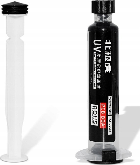 Rosfix SOLDERMASKA DO PŁYTEK DRUKOWANYCH PCB UV SOLDER MASK IZOLACJA STRZYKAWKA