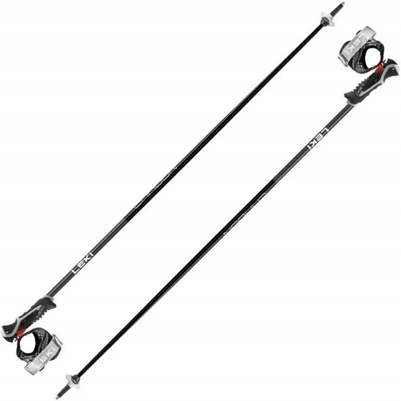 LEKI KIJE 3D CARBON 14 red 110