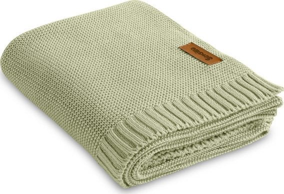 Sensillo KOCYK BAMBUSOWO-BAWEŁNIANY 80X100 CM LODY OLIWKA