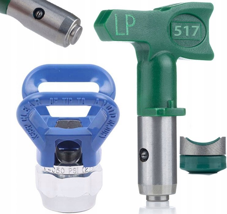 Rosfix OSŁONA DYSZY GŁOWICA DO AGREGATU MALARSKIEGO FFLP GRACO+ DYSZA MALARSKA 517