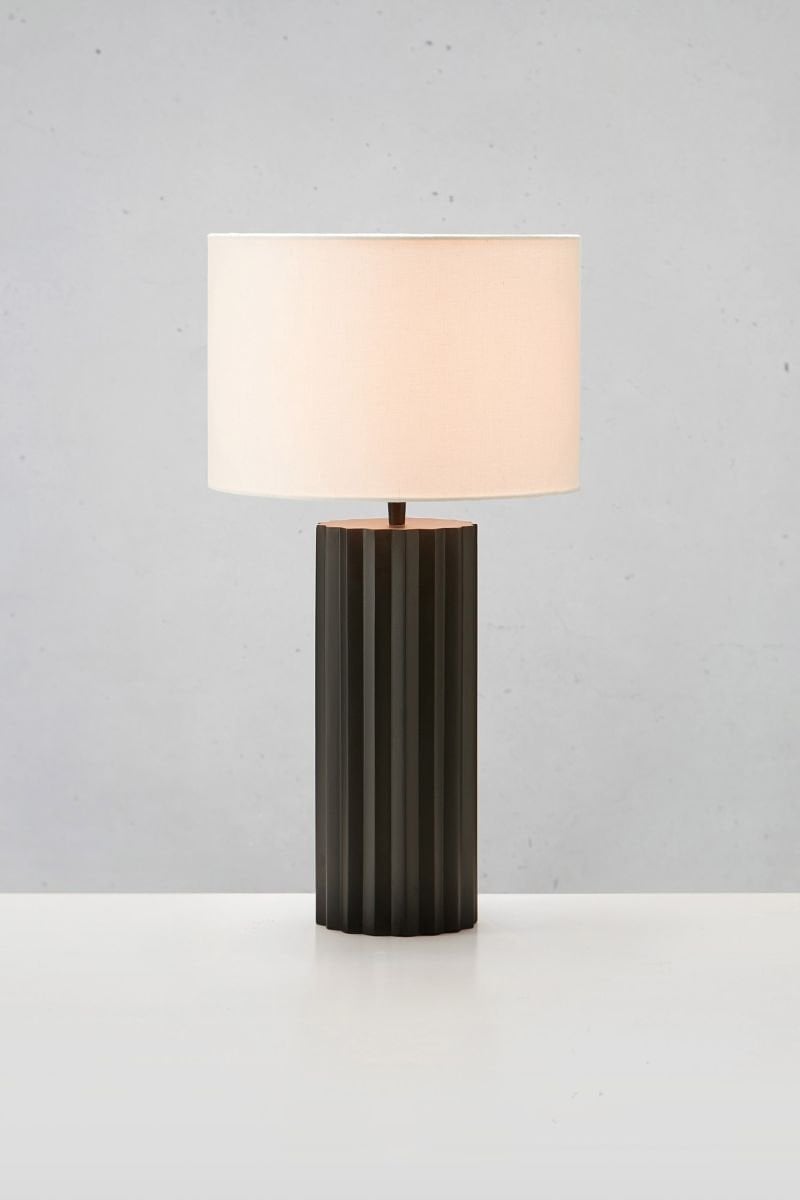 Lampa stołowa Markslojd Markslojd Hashira 108670 lampa stołowa lampka 1x40W E27 biała/czarna