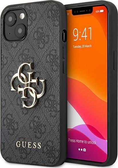 Guess GUHCP13M4GMGGR iPhone 13 6,1 szary hardcase 4G Big Metal Logo