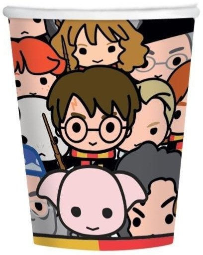 Kubki papierowe Harry Potter 250ml 8szt
