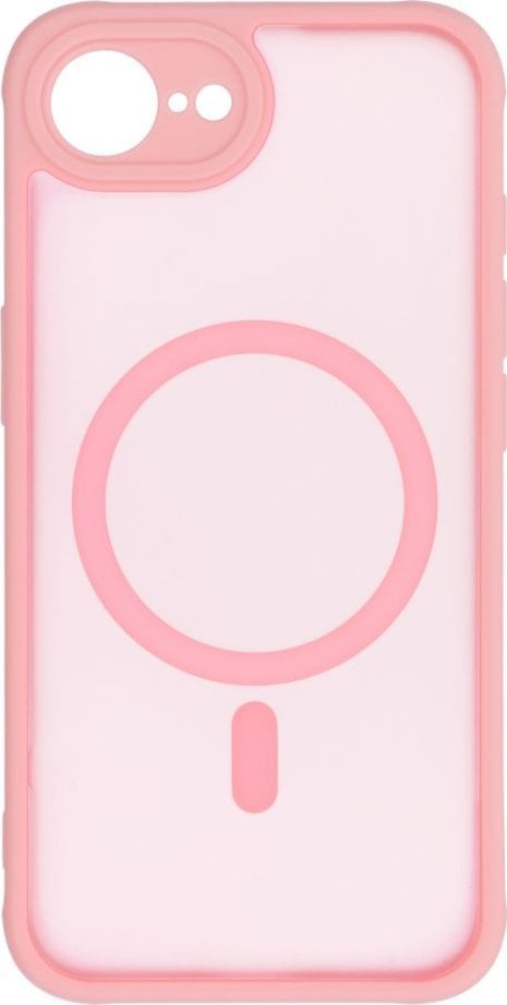 Futerał FULL MATTE MAG COVER kompatybilny z MagSafe do IPHONE SE 2025 jasny różowy