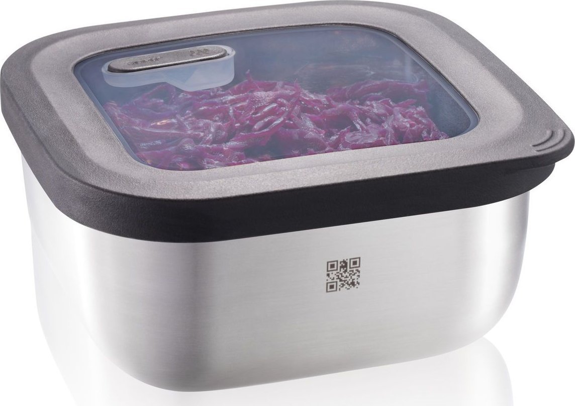 Gefu GEFU Pojemnik stalowy PROVIDO kwadratowy 900 ml