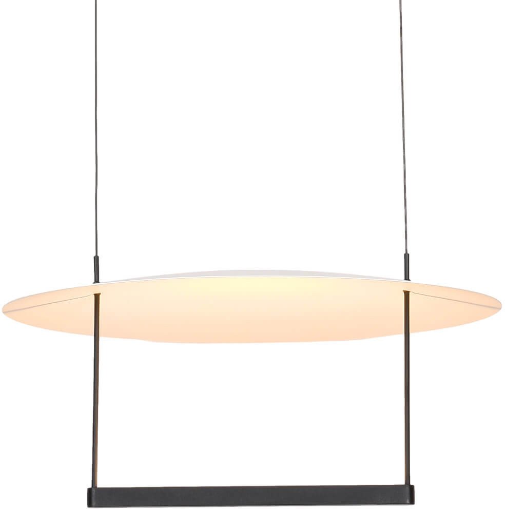 Wisząca lampa salonowa PORTOFINO AZ5636 Azzardo LED 23W 3000K biały czarny