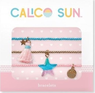 Kolorowe Baloniki Zestaw bransoletek Gwiazdka Ombre 3szt.