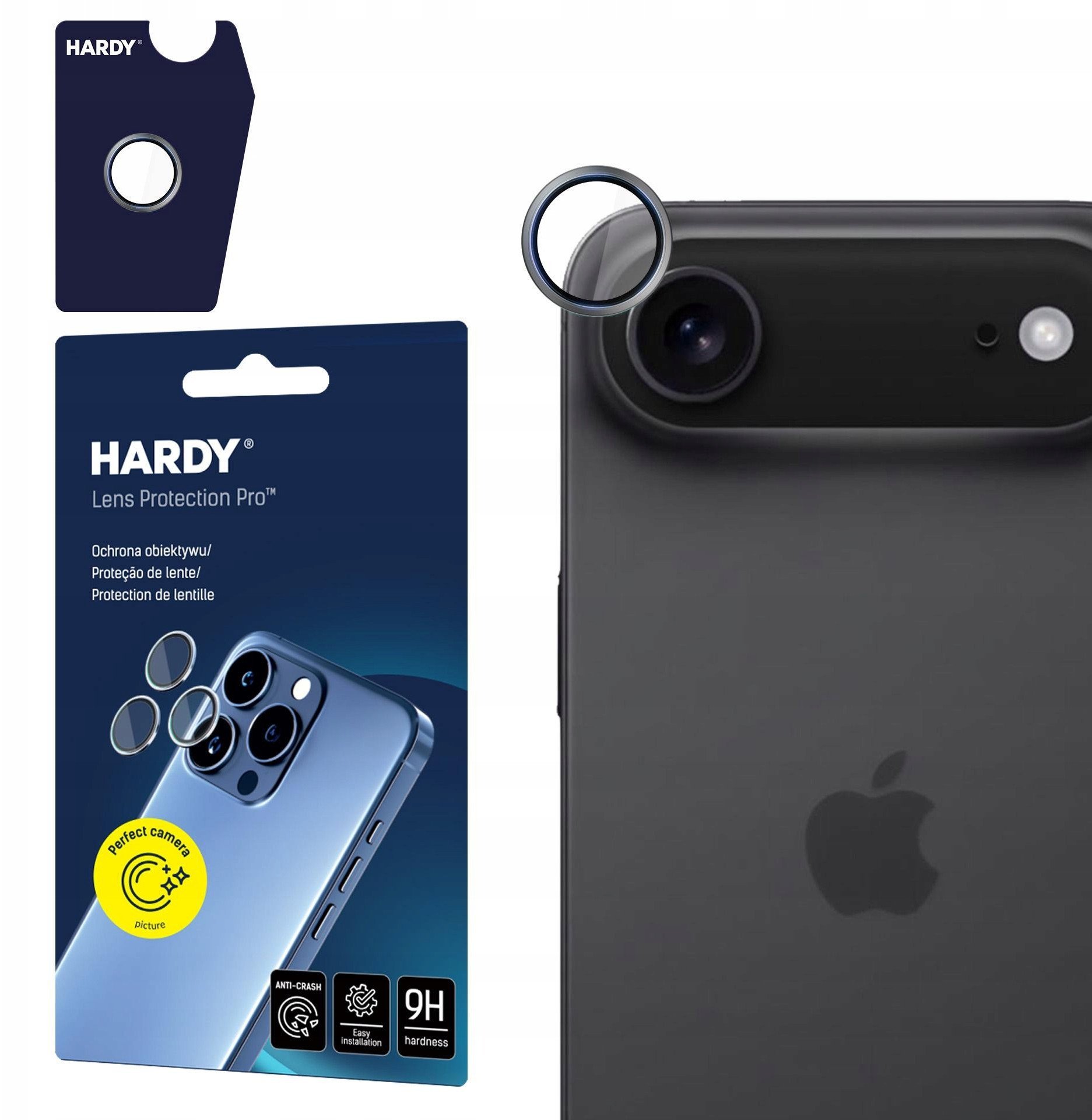 3mk HARDY Lens Protection Pro pro Apple iPhone 17 Air Titanium Gray