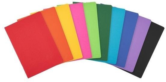 Herlitz Zeszyt A5/60K linia z marginesem Rainbow (10szt)