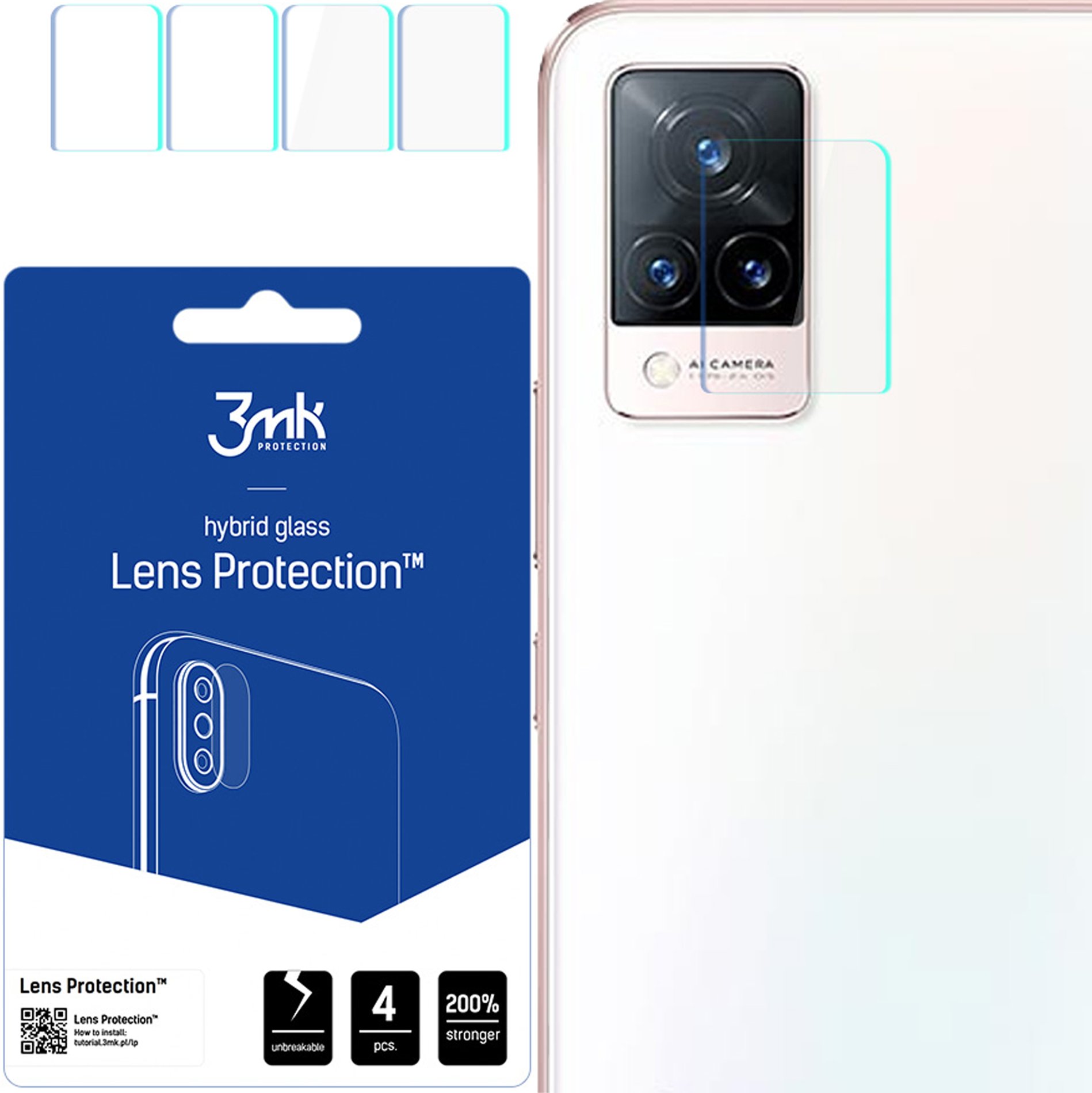 VIVO V21 5G - 3MK LENS PROTECTION