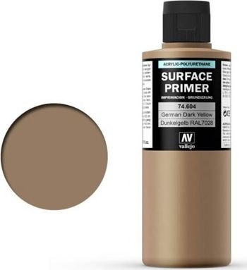 Vallejo German Dark Yellow 200 ml. Podkład Akrylowy Vallejo Surface Primer uniwersalny