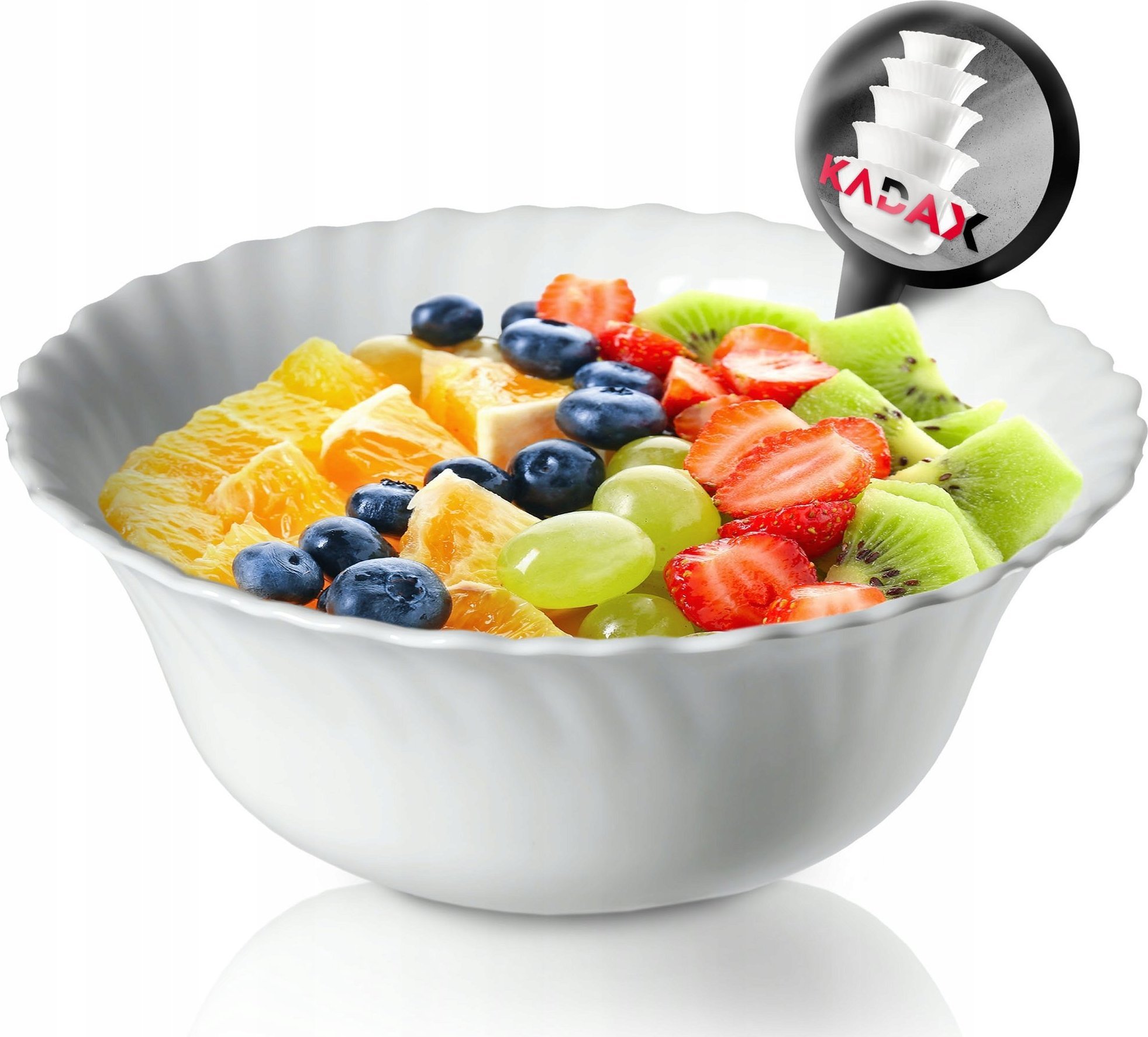 Kadax Salaterka Szklana Miska Misa Na Sałatkę Owoce 17cm