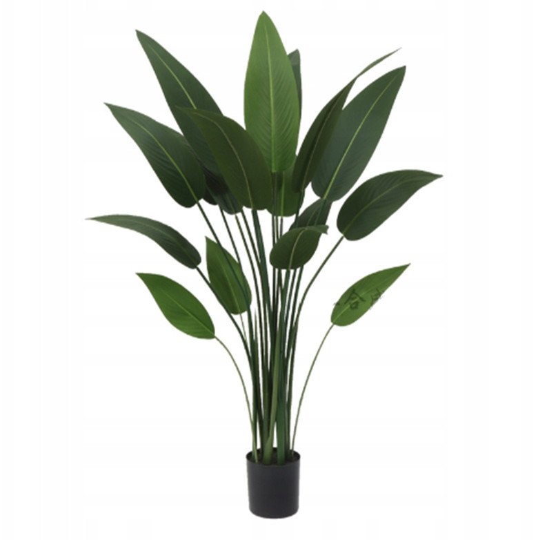 SZTUCZNA Roślina PALMA BANANOWIEC XXL W DONICZCE REALISTYCZNY 110cm