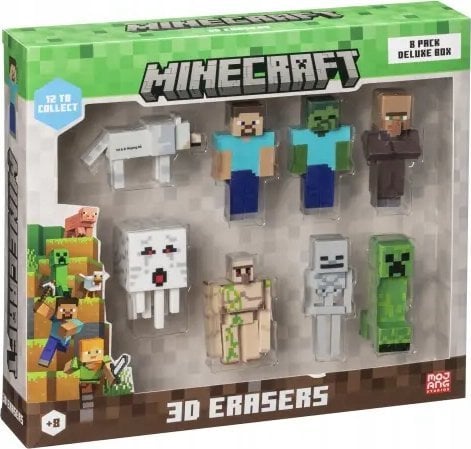 Figurka Inno3D *****MINECRAFT 3D Erasers 8pack DeluxeBox vA 10944