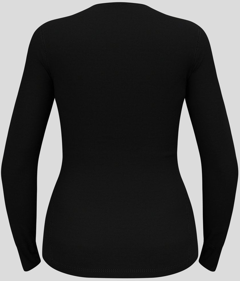 Bluza termoaktywna damska Odlo Active Warm Eco BL Top Crew Neck LS - black