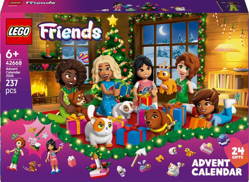 LEGO Friends Kalendarz adwentowy na 2025 rok (42668)