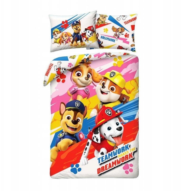 Halantex vaikiškas patalynės komplektas Paw Patrol, 140x200 cm., 2 dalių