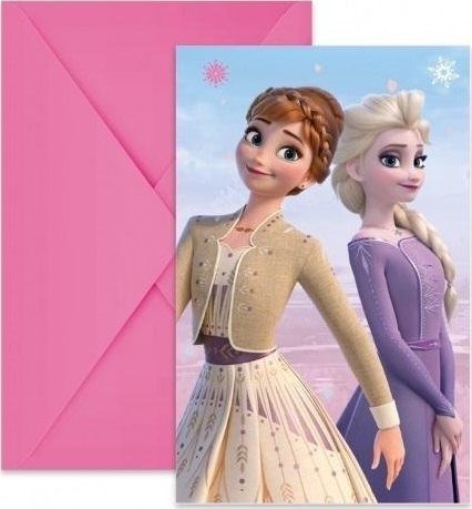 GoDan Zaproszenia Frozen 2 6szt.