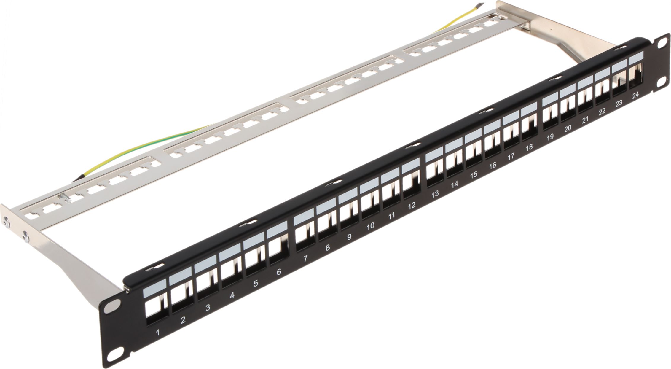 Patchpanel 1U 19" 24x slot keystone (PP-24/FX/C)