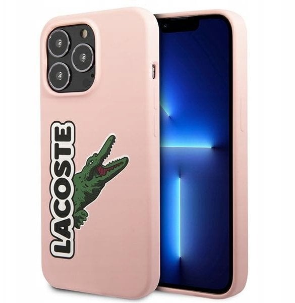 Lacoste Etui Lacoste do iPhone 13 Pro / 13 6,1" różowy/pink hardcase Silicone Head Crocodile
