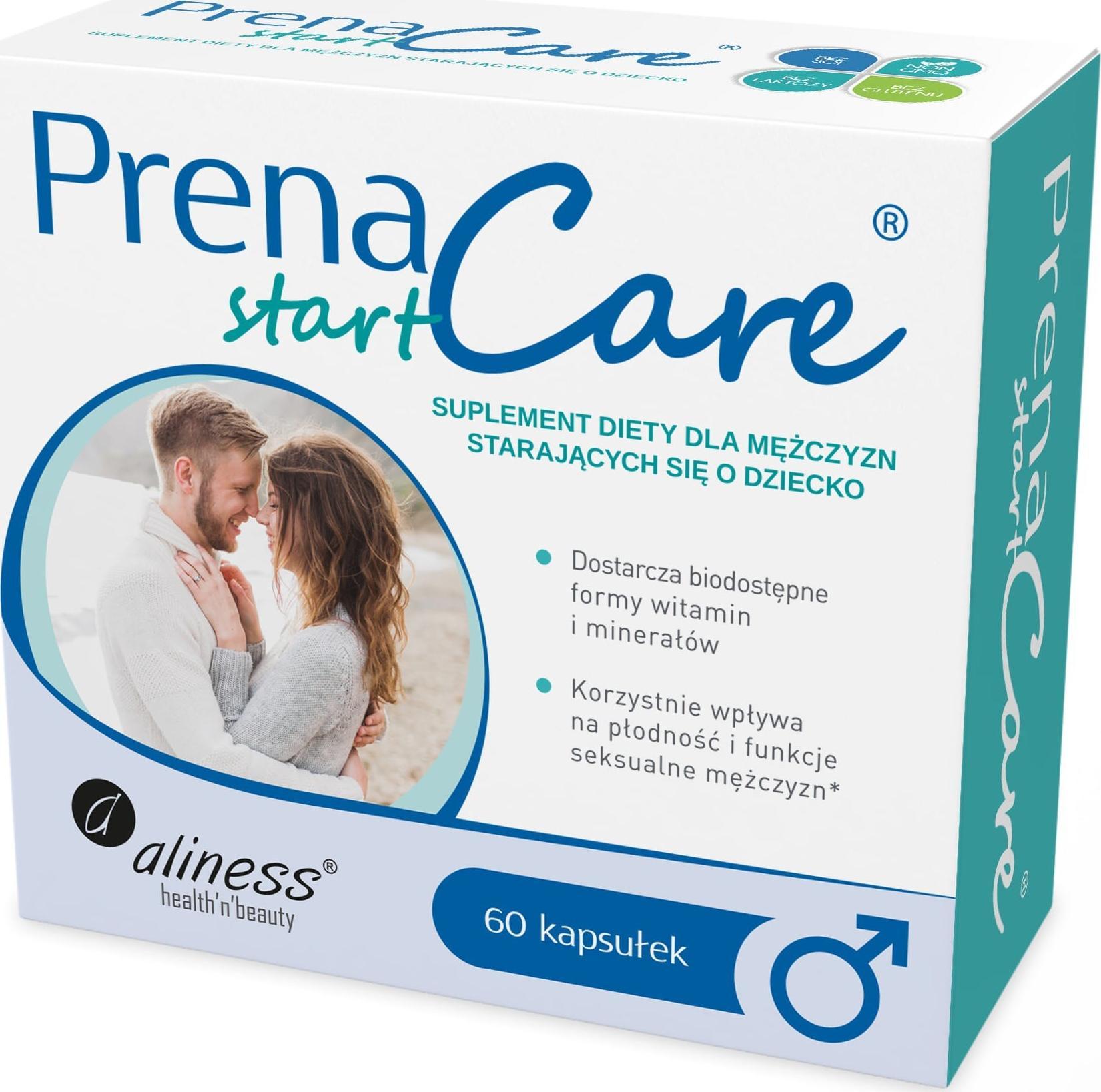 Aliness ALINESS PRENACARE START DLA MĘŻCZYZN 60 KAPS