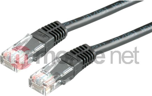 Value Cat.6 UTP 1m Czarny 21.99.1535-200