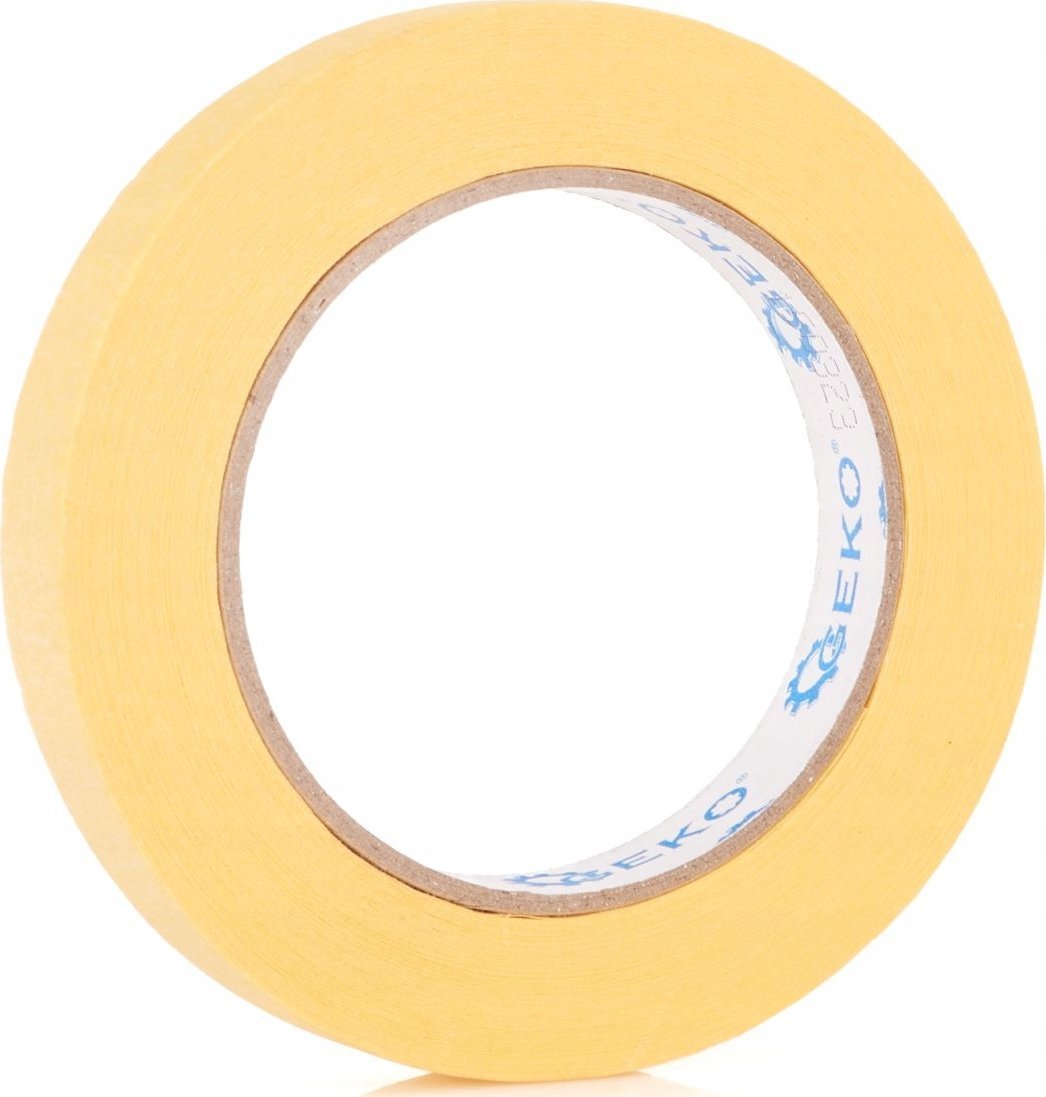 Geko Taśma malarska – maskująca żółta – 19mm x 50m (72)