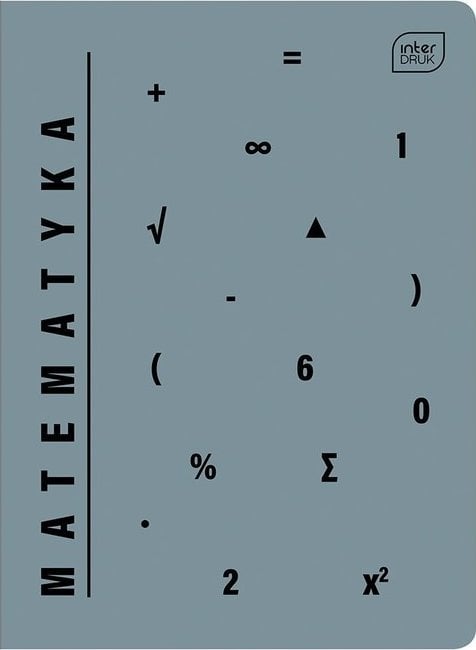 Interdruk Zeszyt A5/60K kratka UV Matematyka (10szt)
