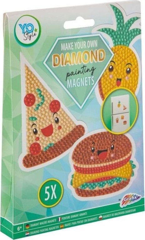 Diamentowe ozdabianie magnesów YO Style