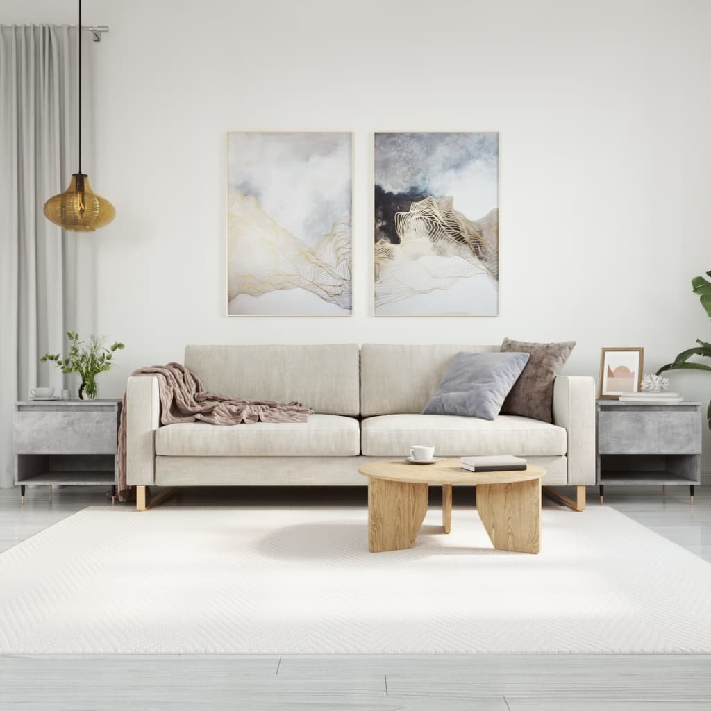 vidaXL vidaXL Stoliki kawowe, 2 szt., szarość betonu, 50x46x50 cm