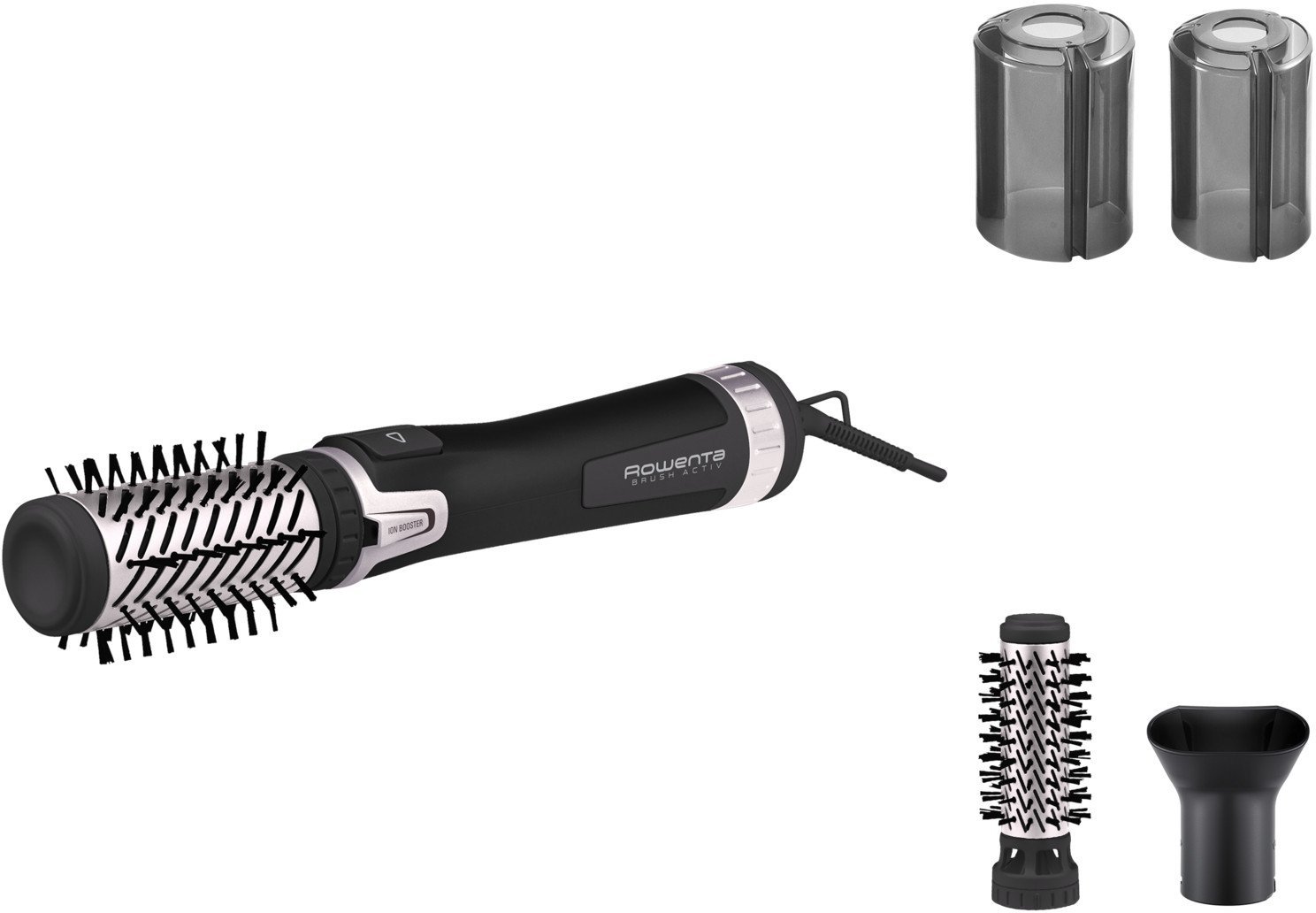 Rowenta Brush Activ' Dry & Style CF9550 Szczotka z gorącym powietrzem Ciepły Czarny 1000 W 1,8 m