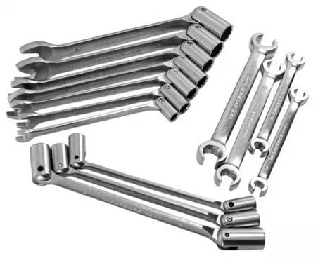 Zestaw kluczy płasko-oczkowych 14el.