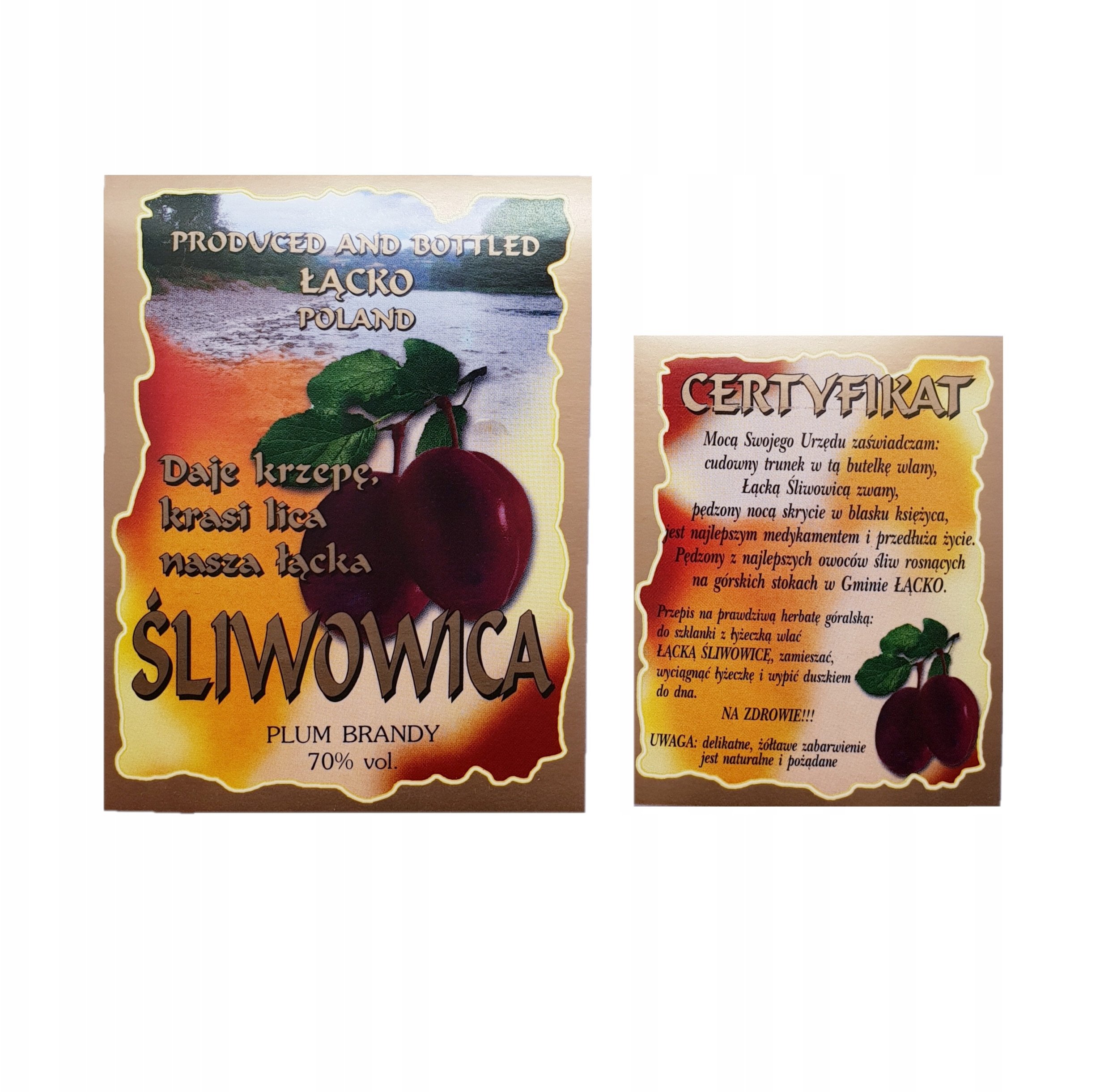 10X ETYKIETY NAKLEJKI NA WÓDKĘ BIMBER RÓŻNE WZORY ETYKIETA Z ŁĄCKA