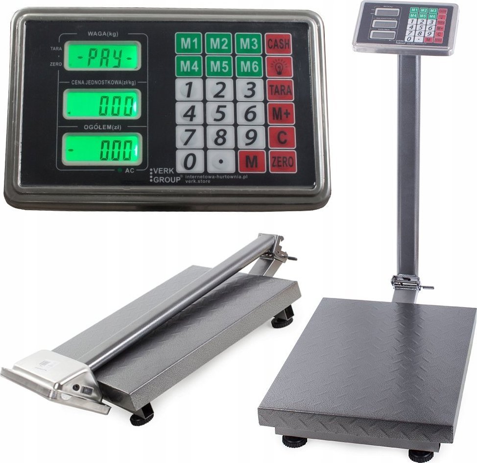 Verk WAGA MAGAZYNOWA SKLEPOWA ELEKTRONICZNA 100kg LCD