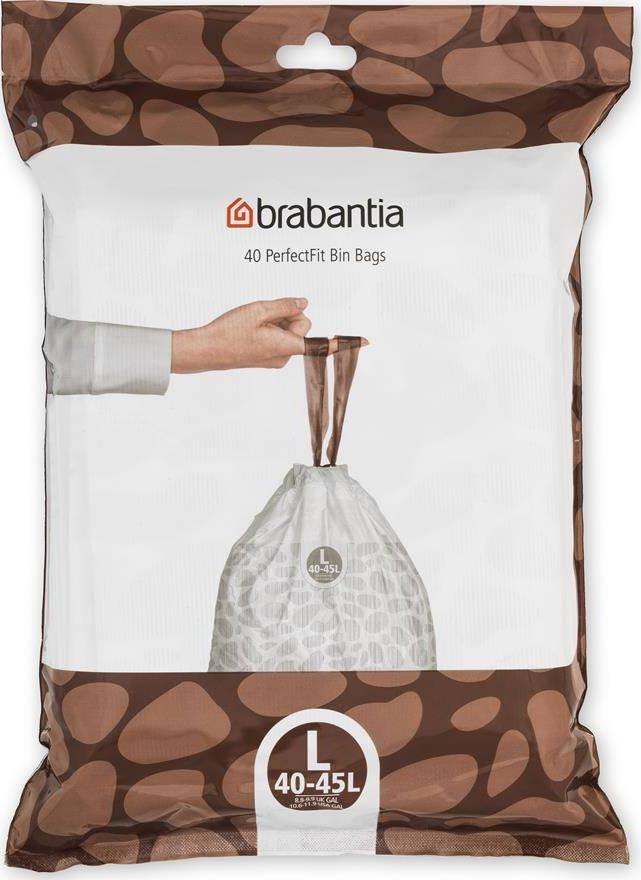 Brabantia Worki na odpady domowe 45L 40szt. (138645)