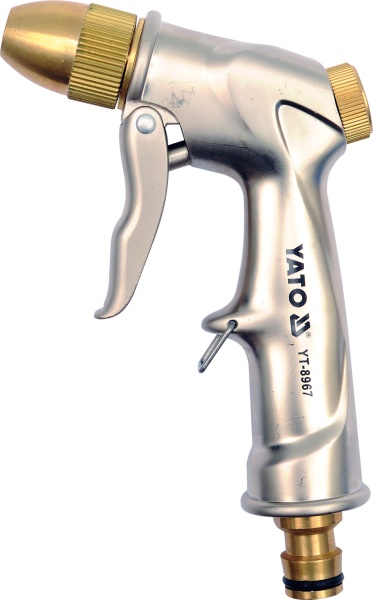 Yato Zraszacz pistoletowy regulowany metalowy 2-funkcyjny 1/2" na blistrze (YT-8967)