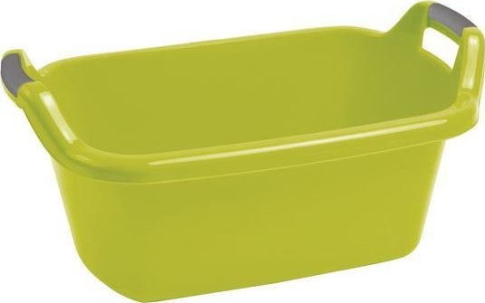 Curver CURVER - Miska z uchwytami - owalna - zielona - 35 L