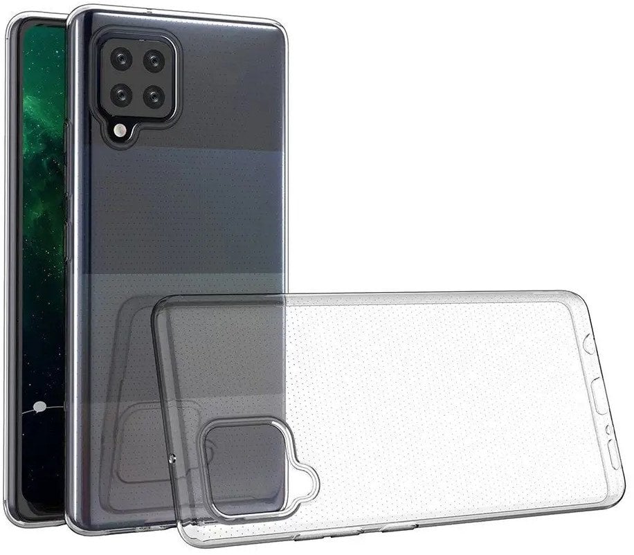 Żelowy pokrowiec etui Ultra Clear 0.5mm Samsung Galaxy A12 / Galaxy M12 przezroczysty