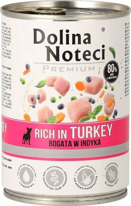 Dolina Noteci Premium z indykiem 400g