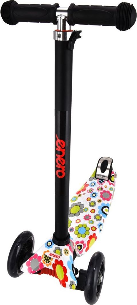 Hulajnoga Enero Maxi Flowers Biała (1028736)