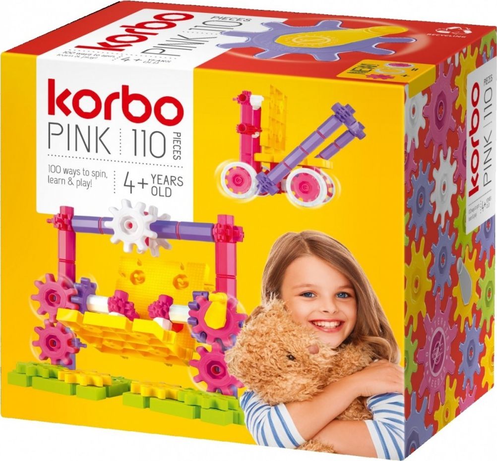 Korbo Klocki Pink 110