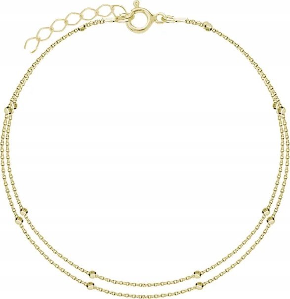 Radziszewska Jewellery Pozłacana Bransoletka na nogę łańcuszek