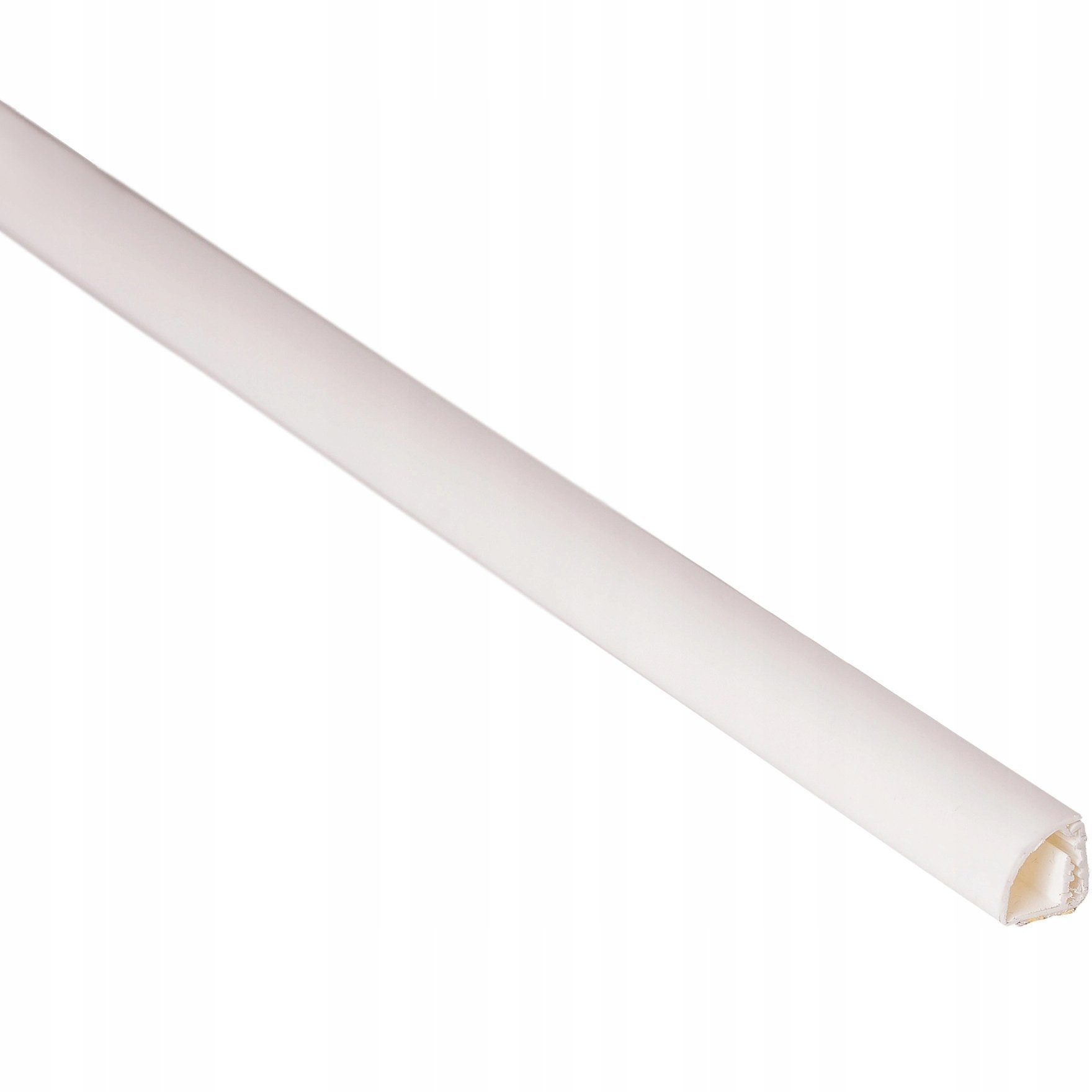 Listwa elektroinstalacyjna półokrągła kanał kablowy LPO 14x14mm korytko z pokrywą i taśmą montażową 2-stronną