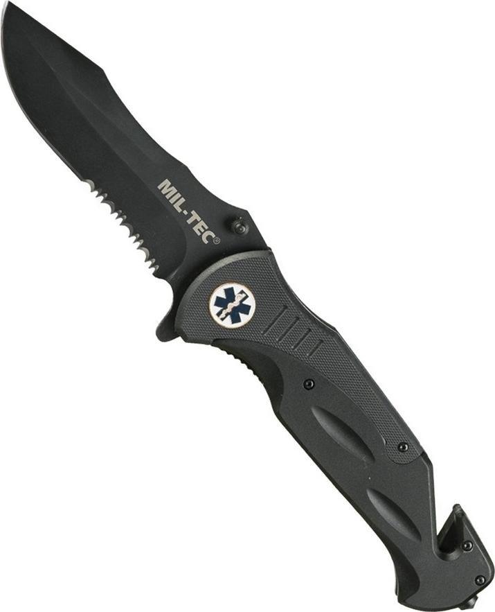 Mil-Tec Medyczny ratoweniczy nóż kieszonkowy MIL-TEC, 440/G10