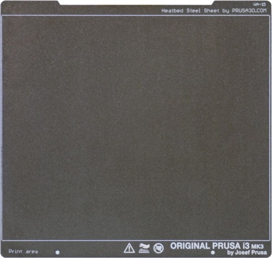 Prusa Płyta ze stali sprężynowej - dla drukarek - teksturowana}