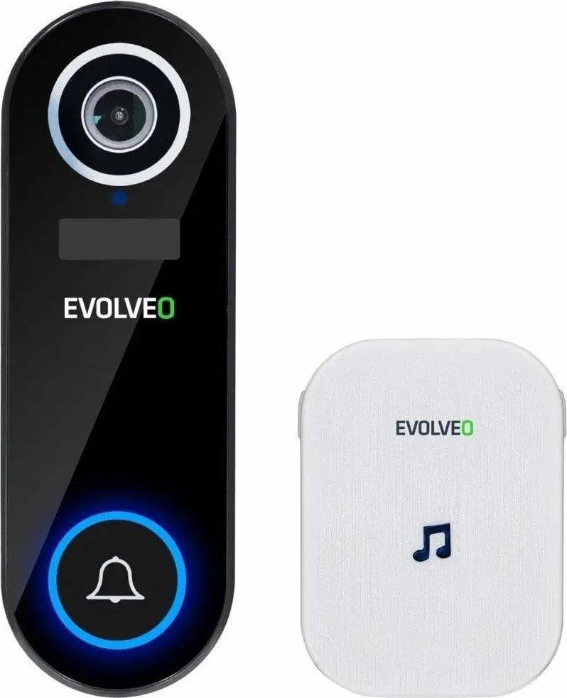Evolveo EVOLVEO Ringo DB2 - bezdrátový chytrý videozvonek + zvonek do zásuvky