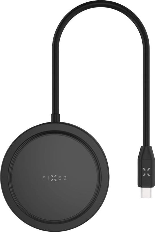 Fixed Poprawiono | 7-portowy MagHUB z ładowaniem bezprzewodowym | FIXHU-M-BK