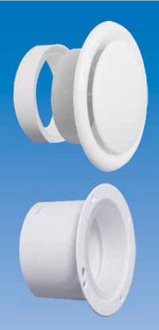 Maxpol Anemostat nawiewno-wyciągowy z wyjściem rurowym fi100 - 206